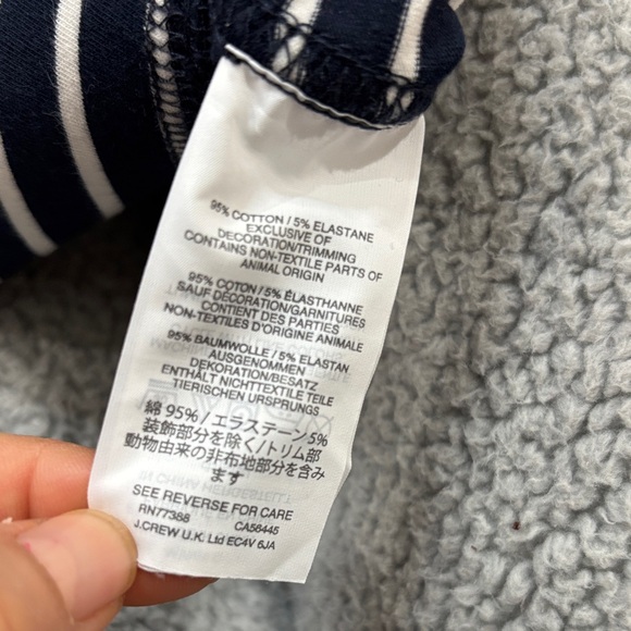 Striped Black and White Lounge Pants - Picture 9 of 10